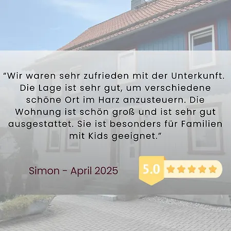 Haus Asgard Perfect Fuer Familien Mit Kleinkinder Und Hund, Zentral Gelegen Im Harz Hüttenrode