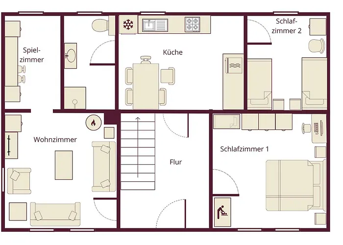 別荘 Haus Asgard Perfect Fuer Familien Mit Kleinkinder Und Hund, Zentral Gelegen Im Harz *